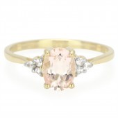 Anello in oro con morganite- Gioielli Juwelo