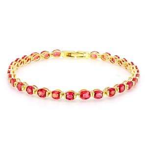 Bracciale in oro con rubini- Gioielli Juwelo