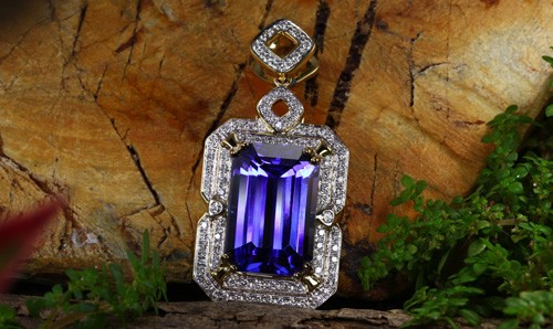 Ciondolo in tanzanite- Gioielli Juwelo