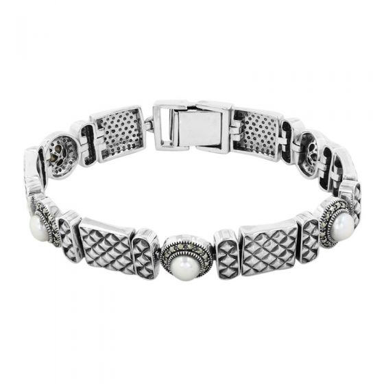 Bracciale in argento con Perla d'acqua dolce - Juwelo