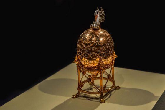 Un altro pregiato uovo della collezione Fabergè