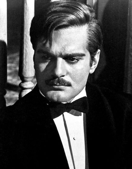 Un giovane Omar Sharif, grande amico di Ljuba Rizzoli